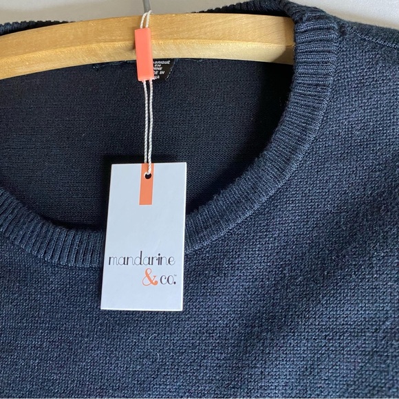 Mandarine & Co Long Sleeve Argyle V Neck Sweater Black & Purple M Dark Acadamia - Picture 3 of 8